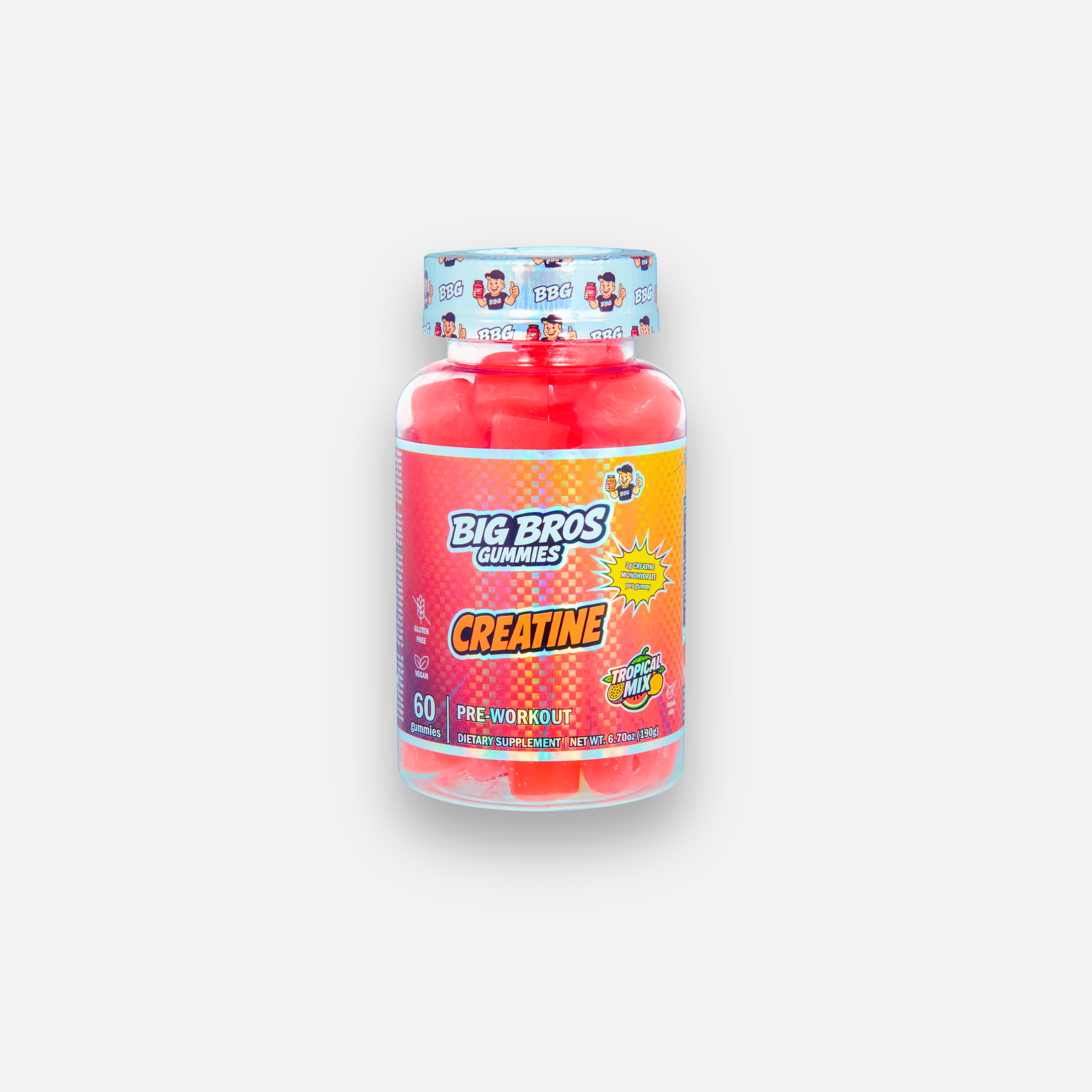 CREATINE GUMMIES TROPICAL MIX