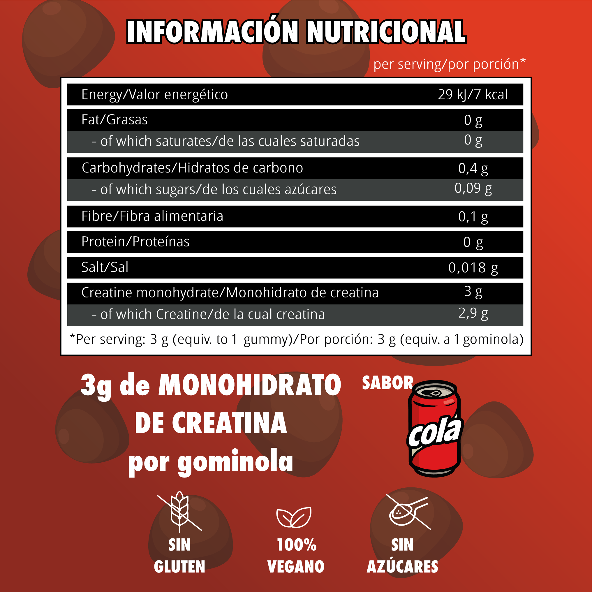 CREATINE GUMMIES COLA